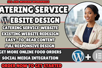 catering service website, food ordering site, restaurant website, catering site