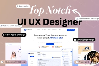 do website ui ux design, dashboard ui, mobile app UI UX design, UI UX design