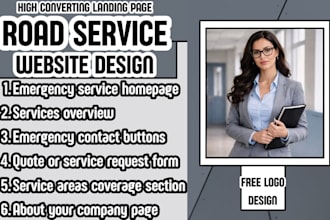 road service website roadside assistance website towing website auto repair