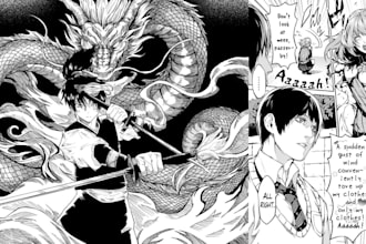 draw dynamic anime and manga comic pages