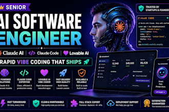 be your senior ai software engineer, claude ai code, lovable ai vibe coder