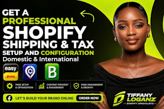 configure shopify shipping, synctrack, easydhl and parcelwill shopify