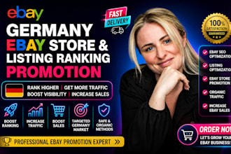 promote germany ebay store germany ebay listing ranking germany ebay promotion