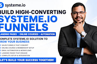 build systeme io funnel systeme io online course website systeme io landing page