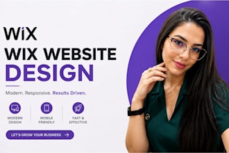 build wix website, wix website design or wix redesign wix business website