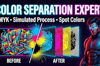 color separation for your screen printing design