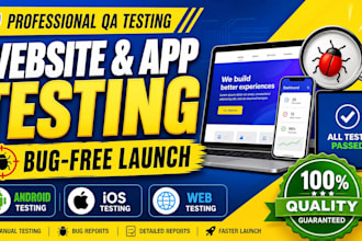 test and review your website, mobile apps, product, QA and android user test