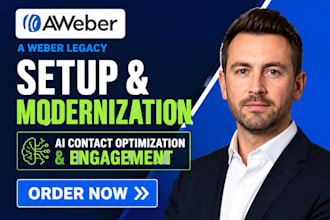 setup aweber legacy system modemization ai contact optimization engagement