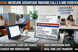 exclusive medicare advantage calls with mbi verification