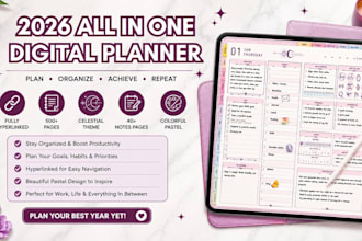 do life planner template, business planner, content planner social media planner