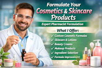 be your formulation chemist for product development