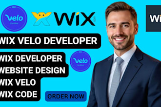 wix velo wix developer wix code  wix website design