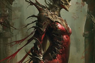 fantasy horror and fantasy horror character
