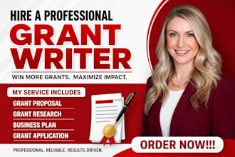 write grant proposals for sbir, sttr, nih, nsf, usaid, usadf