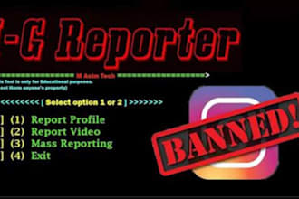 instagram mass reporting bot,takedown harassing copyright,ig mass report banning