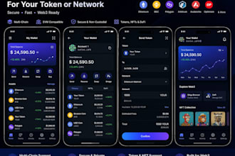 develop evm wallet for your token or network