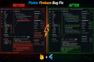 fix flutter firebase issues, firebase auth errors, and firestore bugs