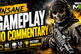 design high CTR fps gaming thumbnails for youtube