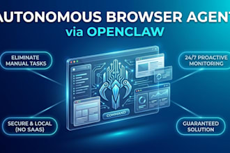 build custom openclaw ai agents for end to end browser automation