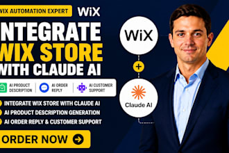 integrate wix store claude ai wix product ai description wix order ai reply