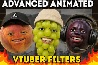 advanced vtuber animated filter face tracking expressions ar effects