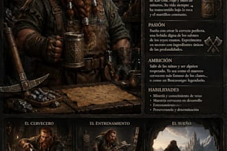 create backstories for characters and setting