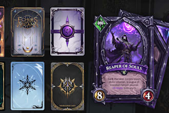 design professional custom trading cards tcg templates and card layouts