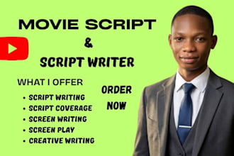 write screenplay coverage and script notes for your screenplay