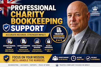 handle UK charity annual accounts bookkeeping and hmrc filing