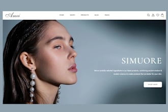 design jewerly shopify store jewelry websites fragrance websites cologne store