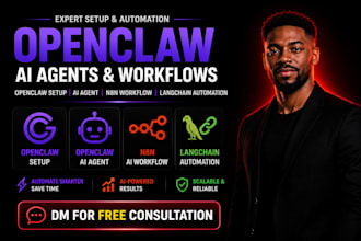 do openclaw setup, openclaw ai agent, n8n ai workflow, langchain automation