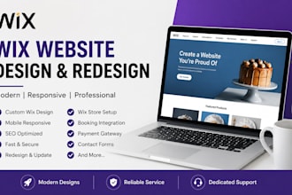 build create wix website landing page SEO optimization