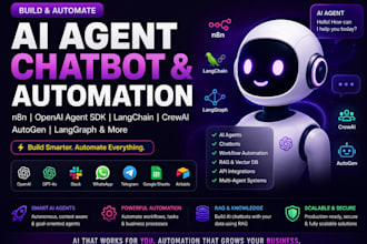 build n8n ai agent chatbot openai agent sdk langchain crewai autogen langgraph