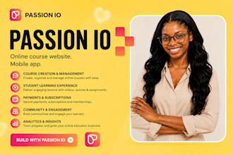 create passion io mobile app online course website mobile app skool community