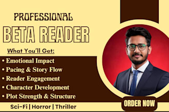 beta read romantasy novel, sci fi beta reader, horror beta reader, thriller