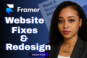 fix framer website framer template edit framer website responsive framer site