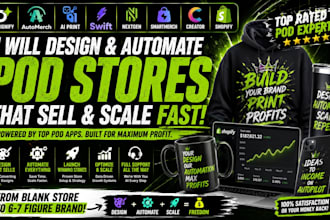 designify automerch ai print swift nextgen smartmerch creator shopify pod apps
