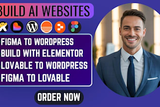 convert figma, lovable HTML, to wordpress clone lovable ai figma website base44