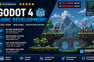 make godot 4 game development, 2d pixel game, indie game, multiplayer systems