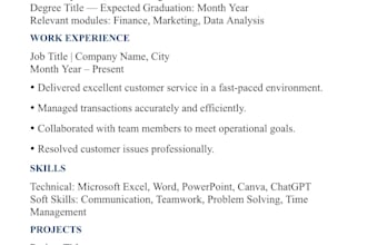 create a job winning resume and cover letter