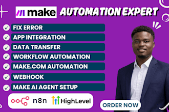 fix make com, made com, setup make com automation, make automation, make expert