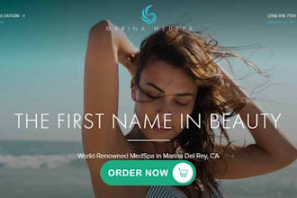 design med spa website medical spa website medspa weightloss skincare website