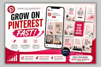 create viral pinterest pins, boards, and templates in canva