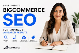 optimize bigcommerce SEO for rankings and ai search results