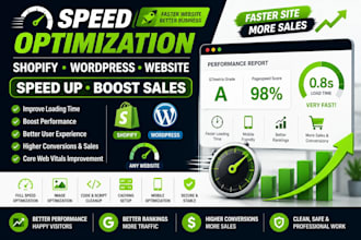 do speed optimization, shopify speed, wordpress speed, website speed boost sales