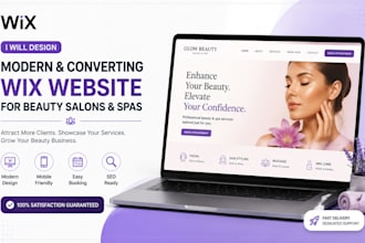 design redesign, clone a professional wix website for service businesses