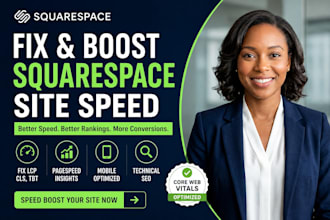 fix squarespace lcp cls, google page speed insights, technical SEO and boost