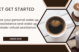 be your personal wake up call assitance and wake up reminder virtual assitance