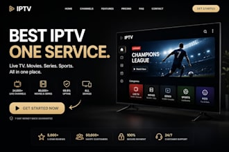 build automated website for your iptv business