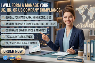 form your UK, hong kong, or US company with nominee director